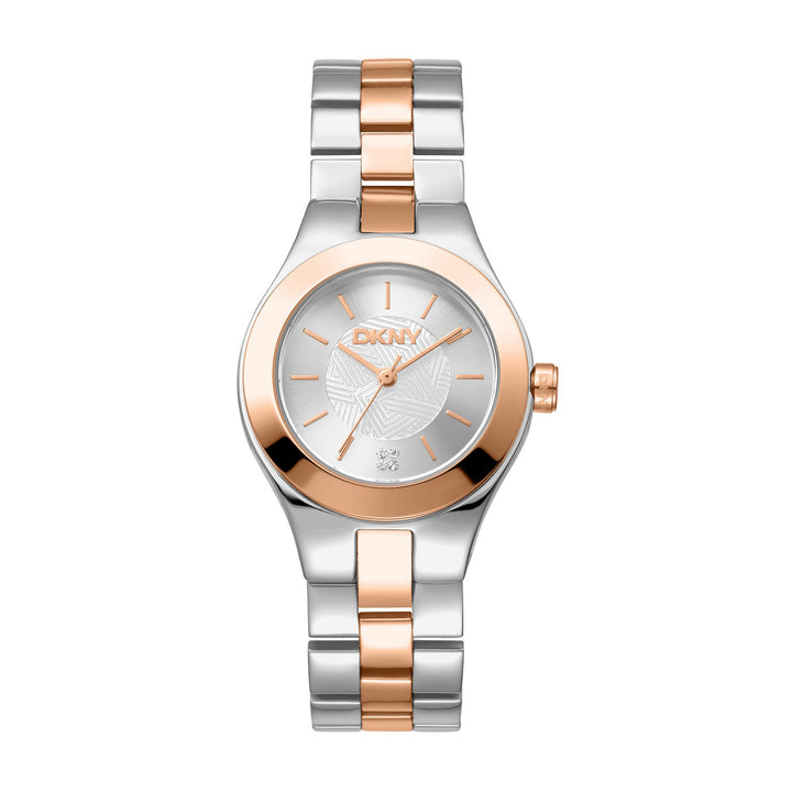 Parsons Midi Quartz Silver Round Dial Women's Watch - DK1L026M0075