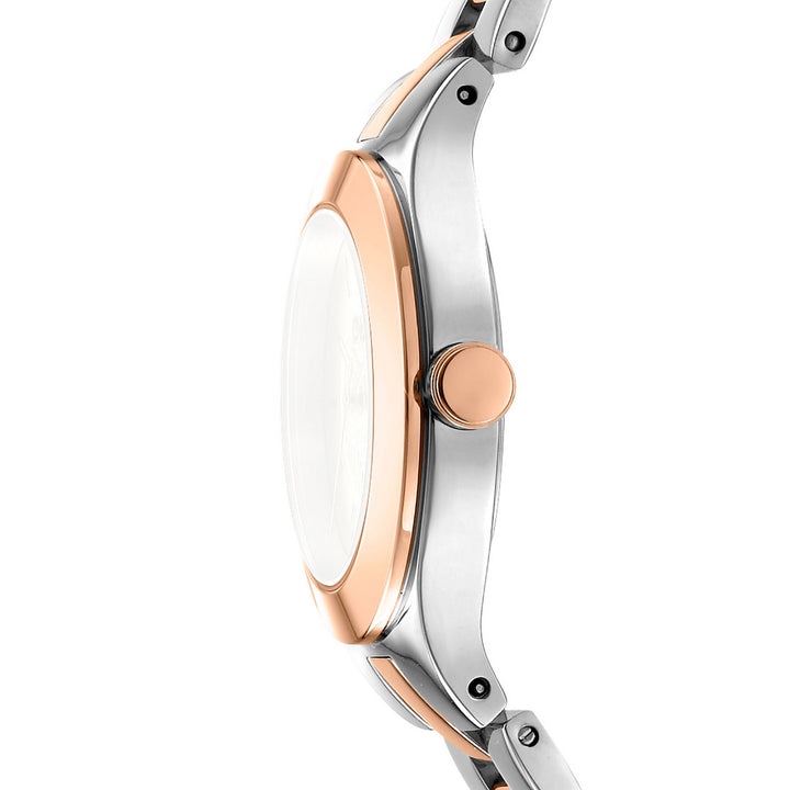 Parsons Midi Quartz Silver Round Dial Women's Watch - DK1L026M0075