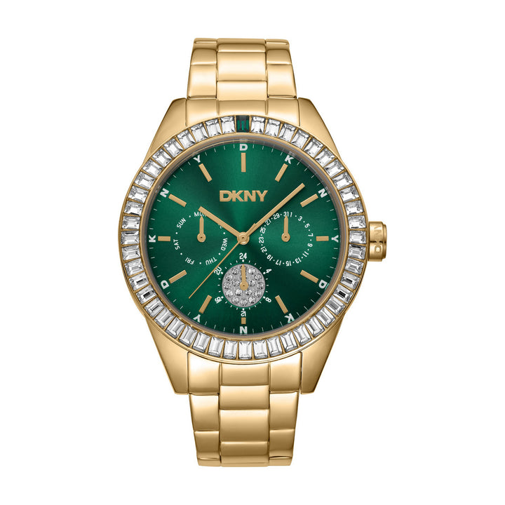 Nolita Multi Glitz Multifunction Green Round Dial Women's Watch - DK1L027M0055