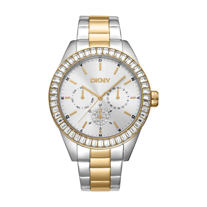 Nolita Multi Glitz Multifunction Silver Round Dial Women's Watch - DK1L027M0075