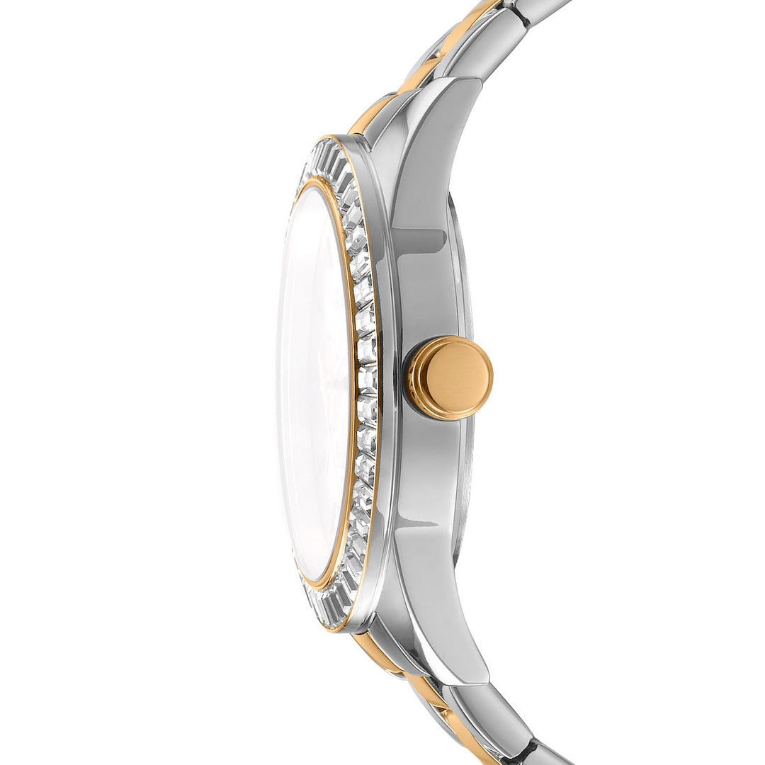 Nolita Multi Glitz Multifunction Silver Round Dial Women's Watch - DK1L027M0075