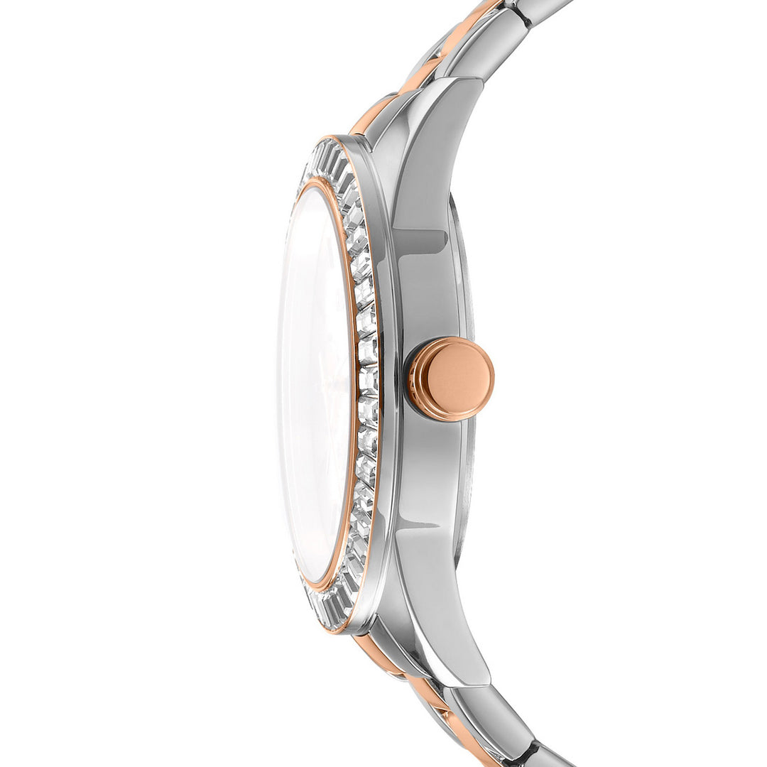 Nolita Multi Glitz Multifunction Silver Round Dial Women's Watch - DK1L027M0085