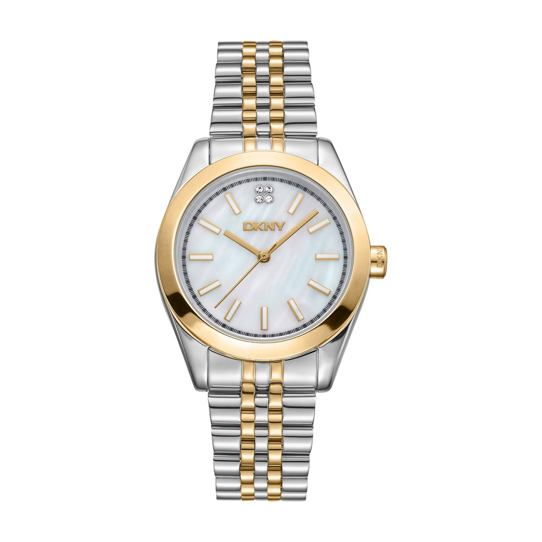 Nolita Midi Quartz White Round Dial Women's Watch - DK1L029M0075