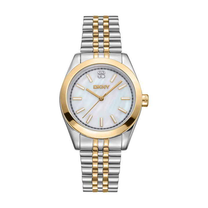 Nolita Midi Quartz White Round Dial Women's Watch - DK1L029M0075