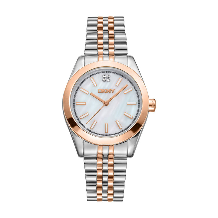 Nolita Midi Quartz White Round Dial Women's Watch - DK1L029M0095