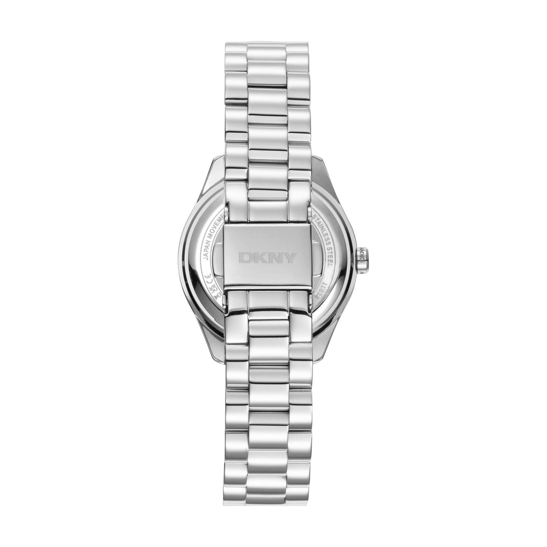 Astoria Logo Quartz White Round Dial Women's Watch - DK1L033M0045