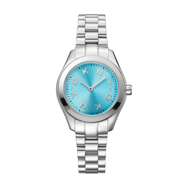 Astoria Logo Quartz Blue Round Dial Women's Watch - DK1L033M0055