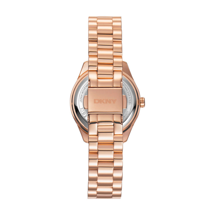 Astoria Logo Quartz White Round Dial Women's Watch - DK1L033M0075