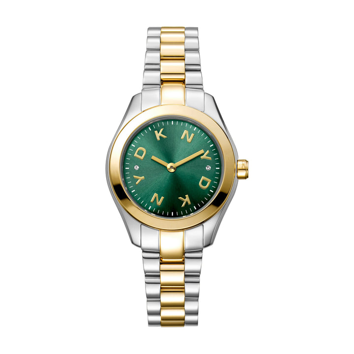 Astoria Logo Quartz Green Round Dial Women's Watch - DK1L033M0085