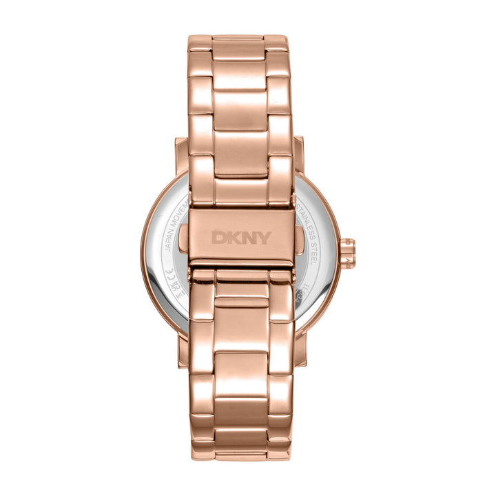 Soho Maxi Quartz Rose Gold Round Dial Women's Watch - DK1L034M0065