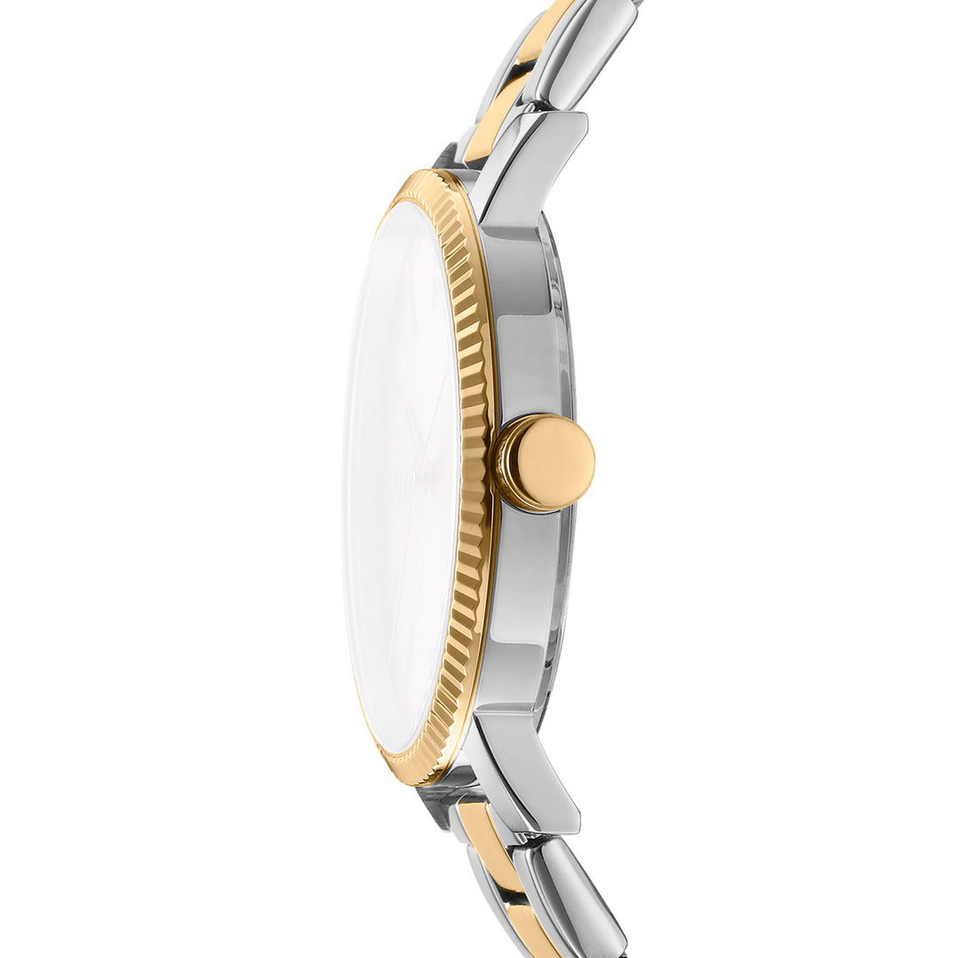 Soho Maxi Quartz Silver Round Dial Women's Watch - DK1L034M0075