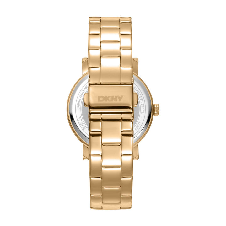 Soho Logo Quartz Silver Round Dial Women's Watch - DK1L035M0215