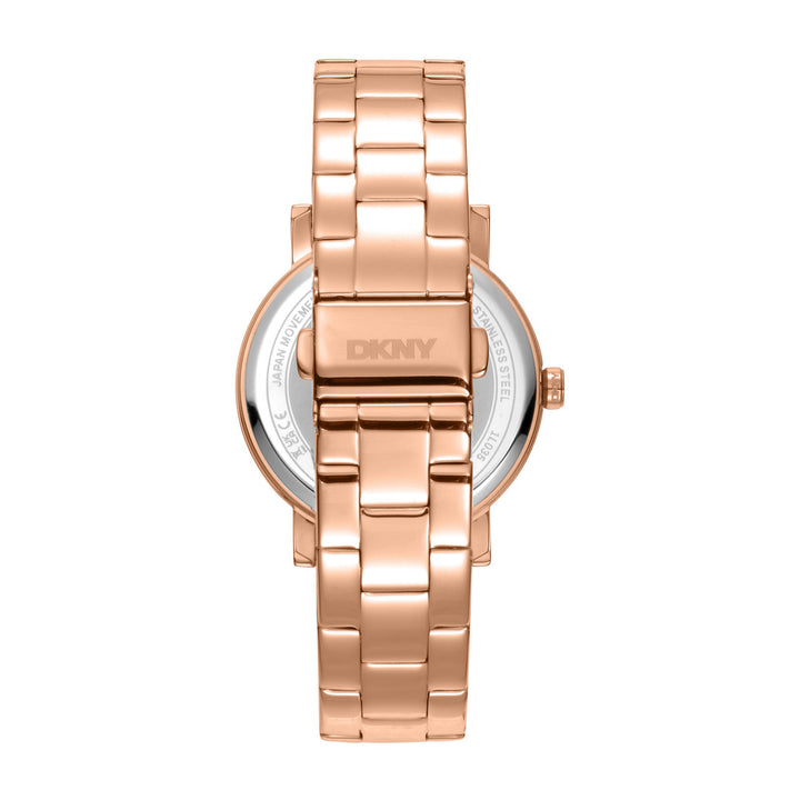 Soho Logo Quartz Silver Round Dial Women's Watch - DK1L035M0225