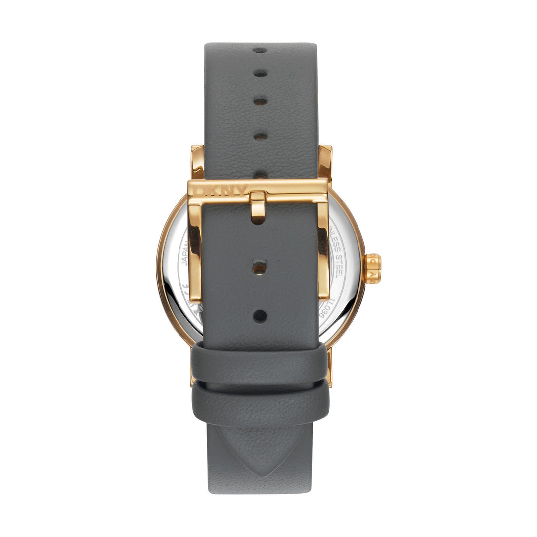 Soho Midi Quartz Silver Round Dial Women's Watch - DK1L036L0025