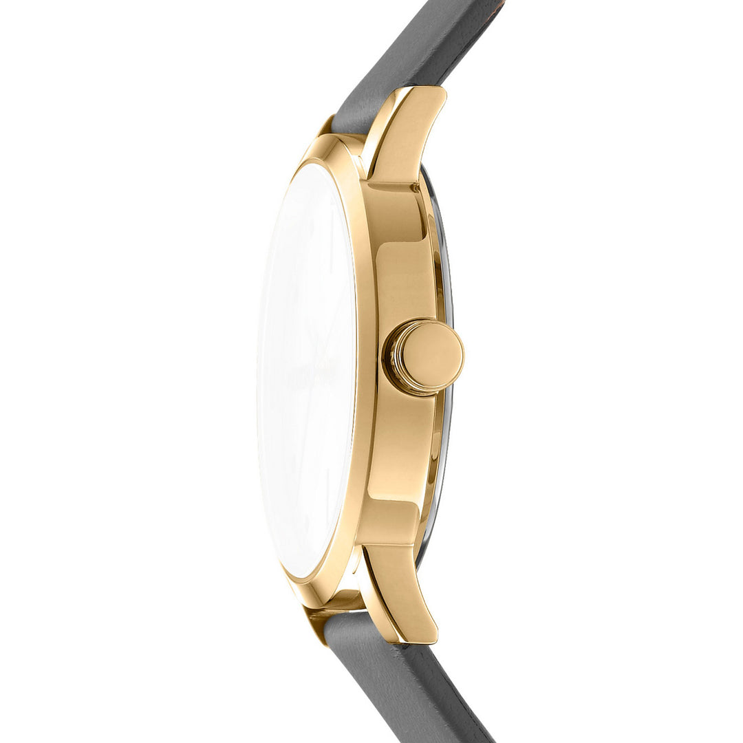 Soho Midi Quartz Silver Round Dial Women's Watch - DK1L036L0025