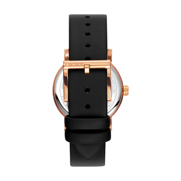 Soho Midi Quartz Black Round Dial Women's Watch - DK1L036L0035