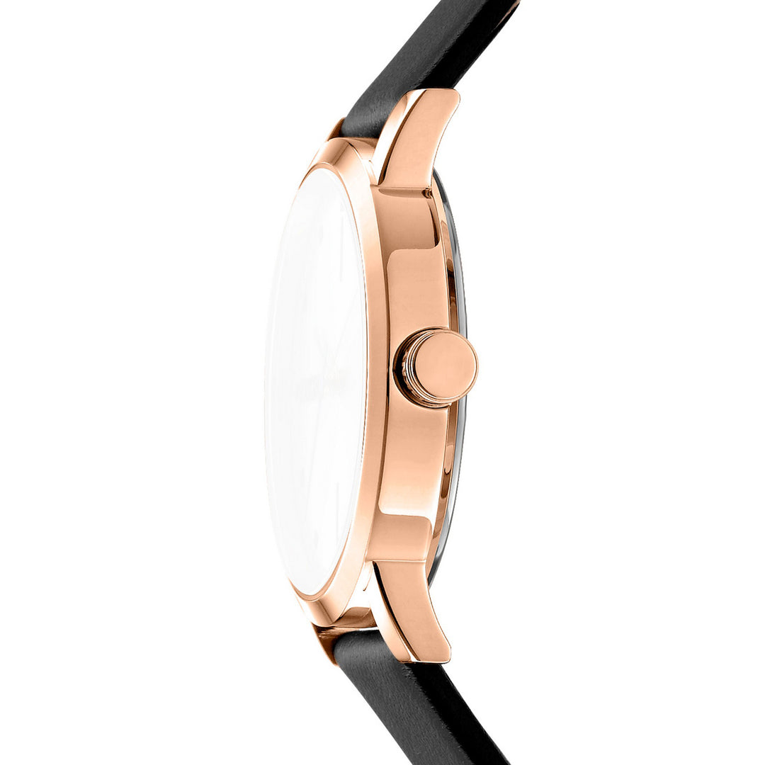 Soho Midi Quartz Black Round Dial Women's Watch - DK1L036L0035