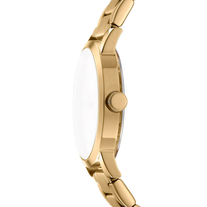 Soho Midi Quartz Gold Round Dial Women's Watch - DK1L036M0065