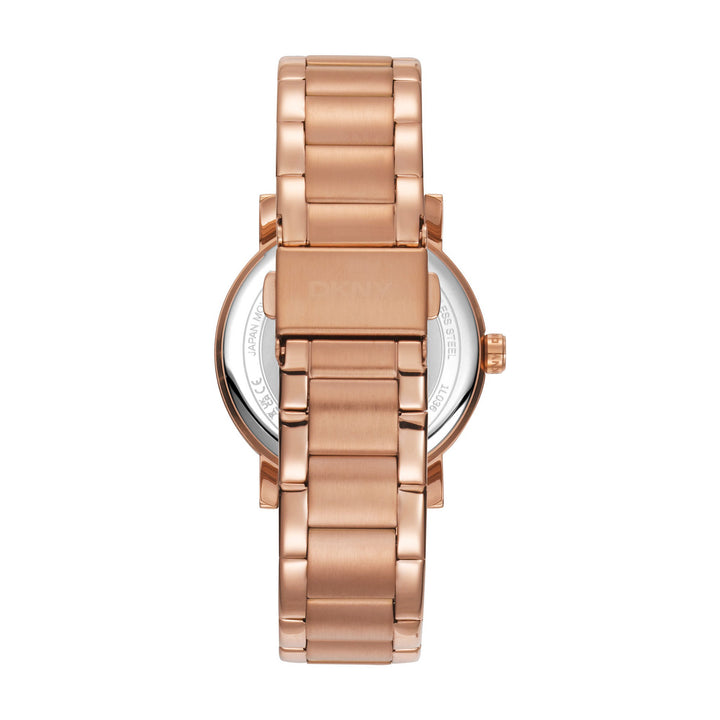 Soho Midi Quartz Rose Gold Round Dial Women's Watch - DK1L036M0075
