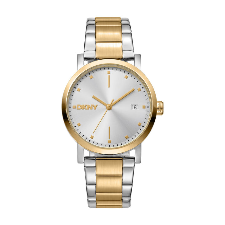 Soho Midi Quartz Silver Round Dial Women's Watch - DK1L036M0085
