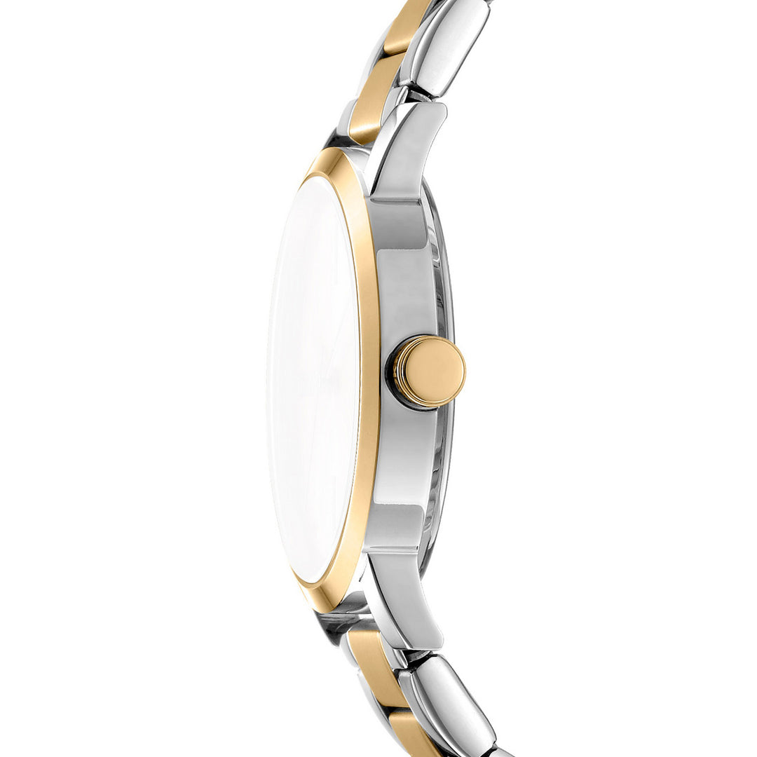 Soho Midi Quartz Silver Round Dial Women's Watch - DK1L036M0085