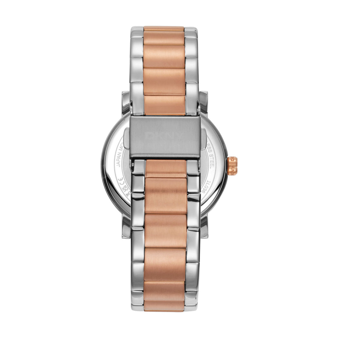 Soho Midi Quartz Silver Round Dial Women's Watch - DK1L036M0105
