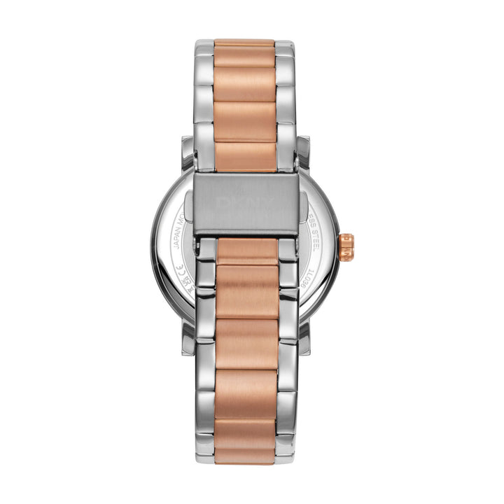 Soho Midi Quartz Silver Round Dial Women's Watch - DK1L036M0105