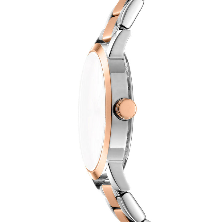 Soho Midi Quartz Silver Round Dial Women's Watch - DK1L036M0105