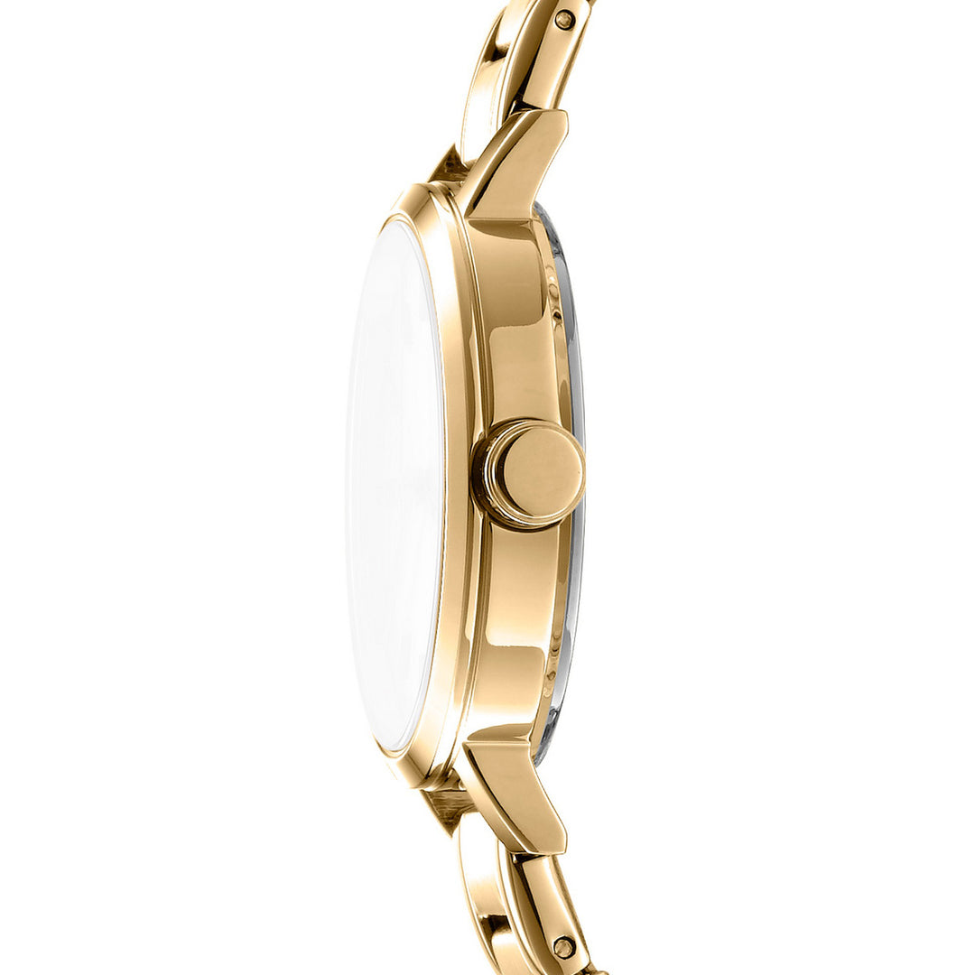 Soho Glitz Quartz Silver Round Dial Women's Watch - DK1L038M0055