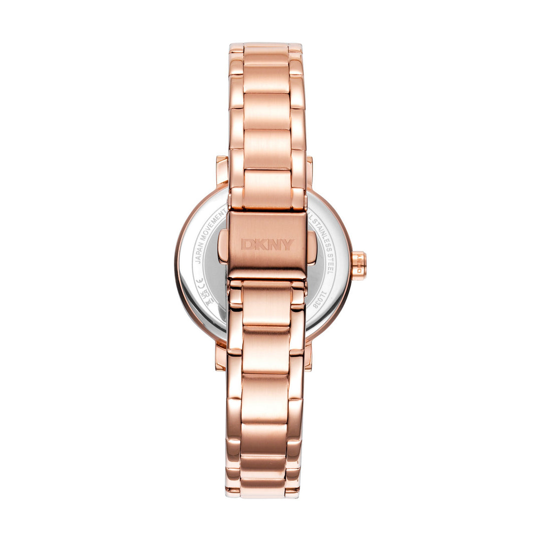 Soho Glitz Quartz Silver Round Dial Women's Watch - DK1L038M0065