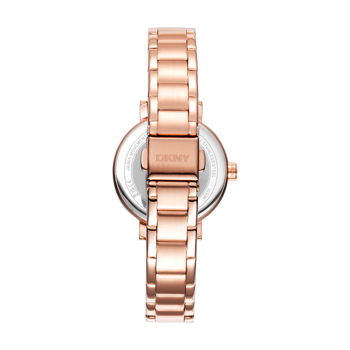 Soho Glitz Quartz Silver Round Dial Women's Watch - DK1L038M0065