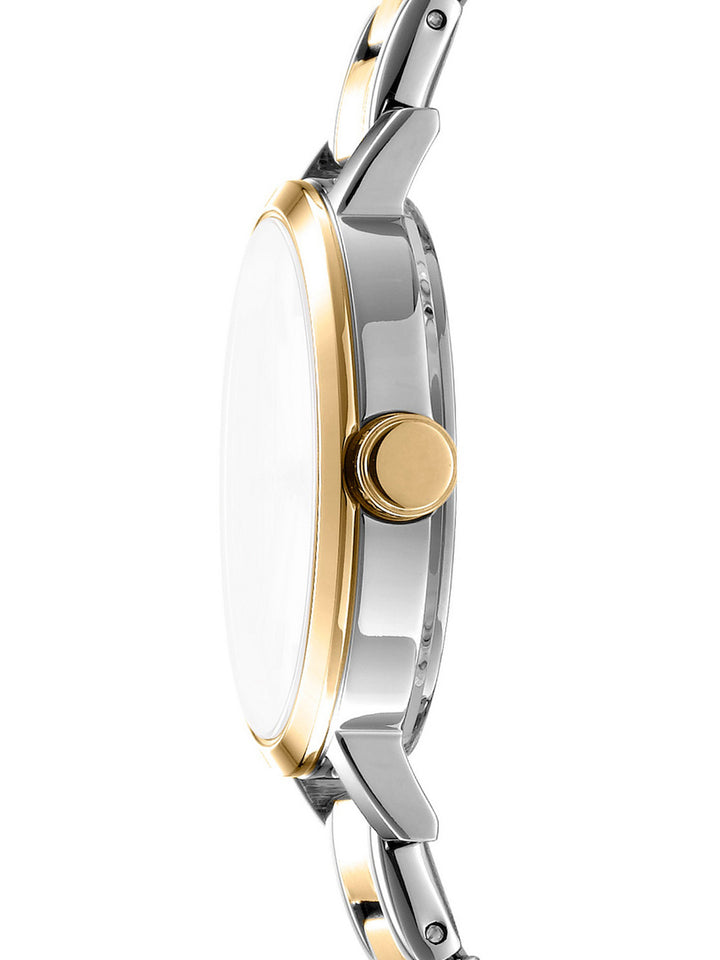 Soho Glitz Quartz Gold Round Dial Women's Watch - DK1L038M0075