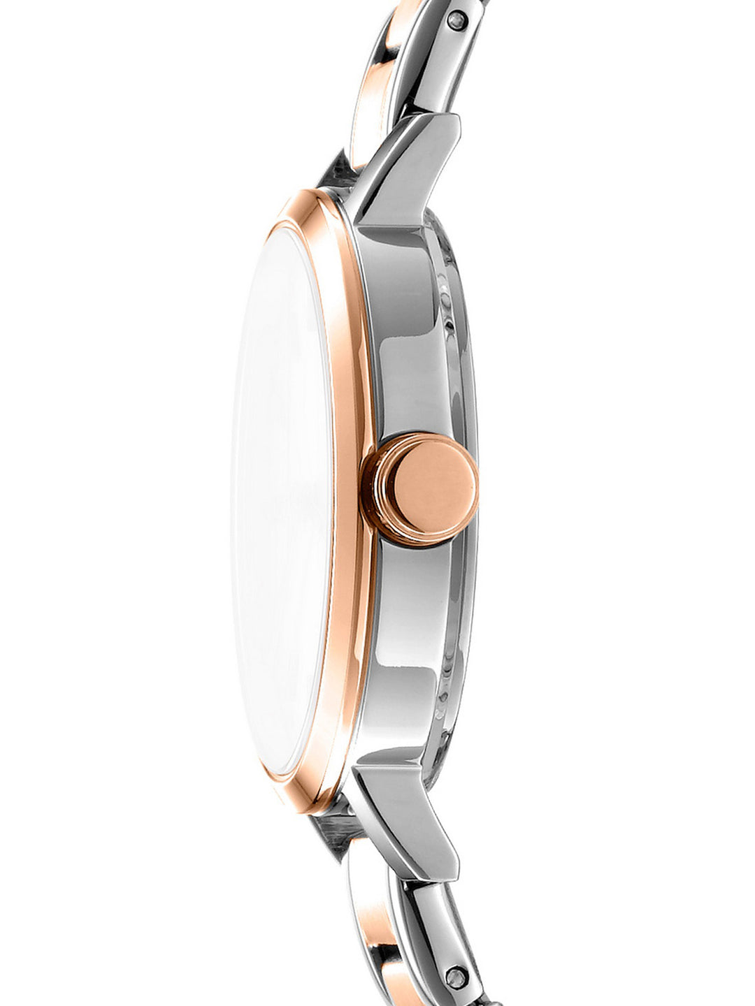 Soho Glitz Quartz Rose Gold Round Dial Women's Watch - DK1L038M0095