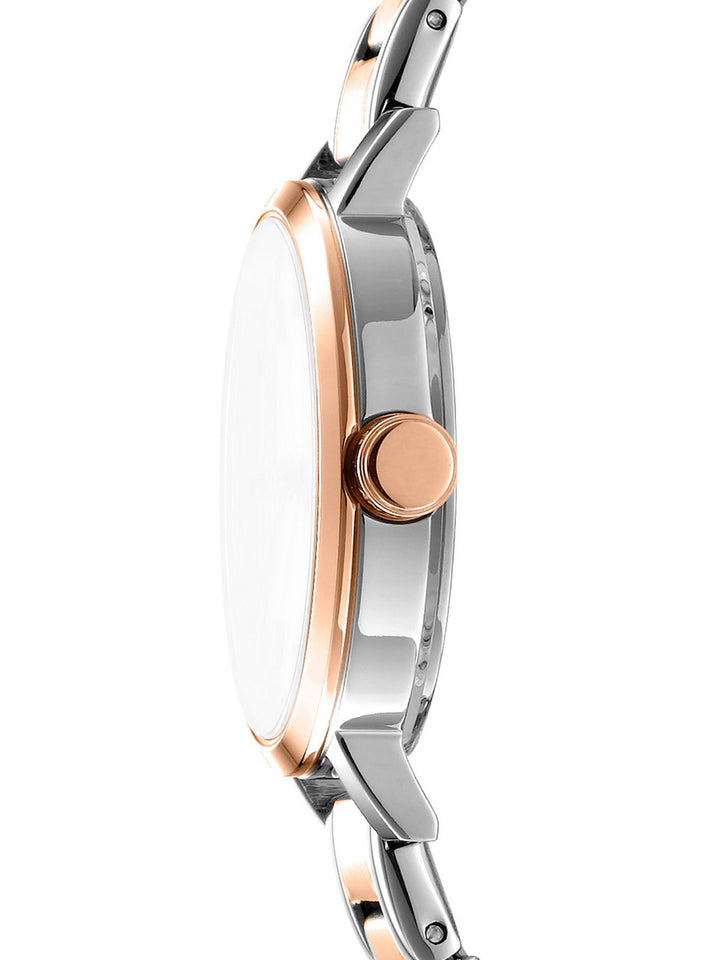 Soho Glitz Quartz Rose Gold Round Dial Women's Watch - DK1L038M0095