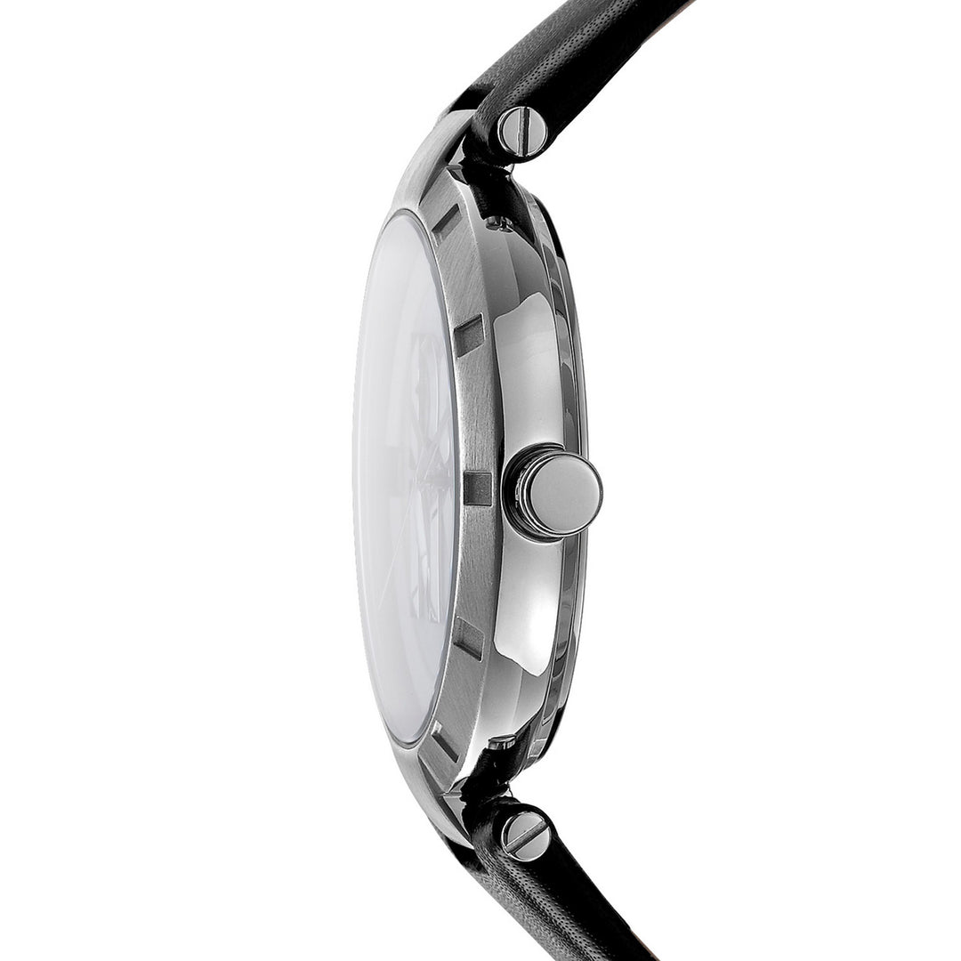 Essential Logo Quartz White Round Dial Women's Watch - DK1L041L0015