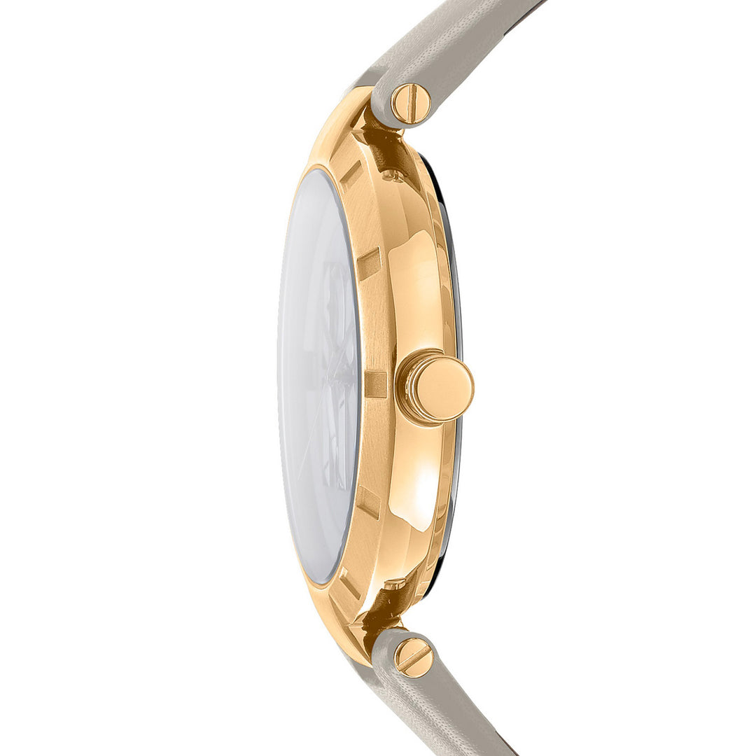 Essential Logo Quartz Silver Round Dial Women's Watch - DK1L041L0025