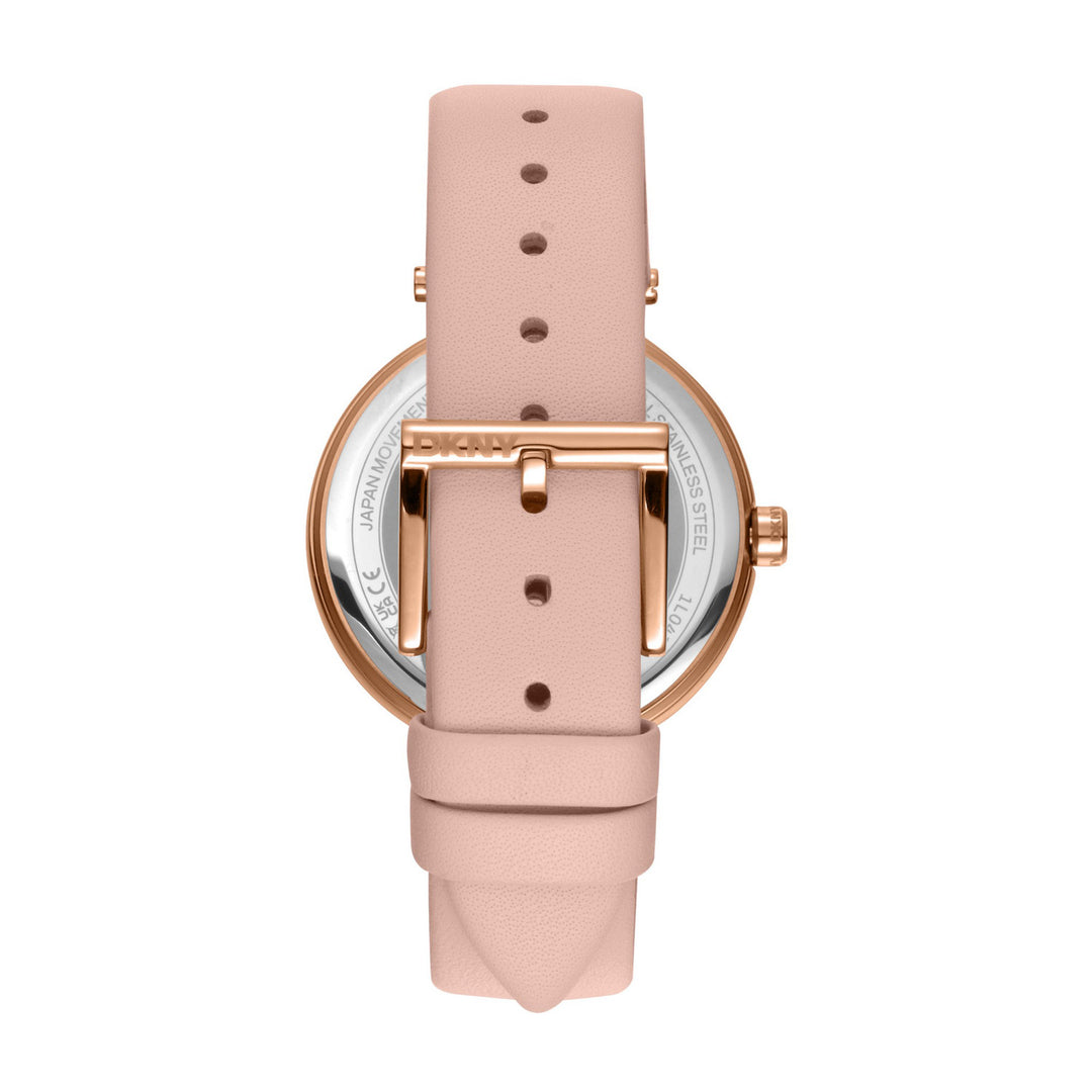 Essential Logo Quartz Silver Round Dial Women's Watch - DK1L041L0035
