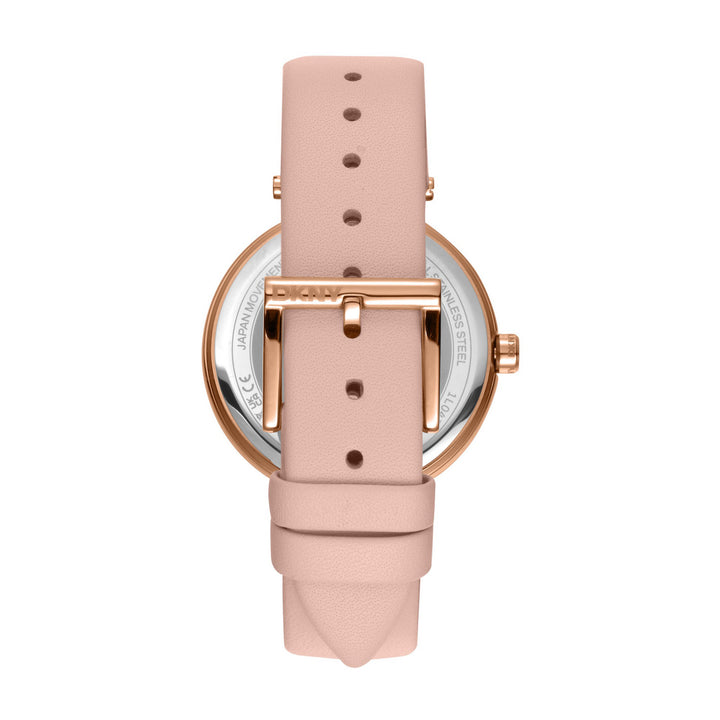 Essential Logo Quartz Silver Round Dial Women's Watch - DK1L041L0035
