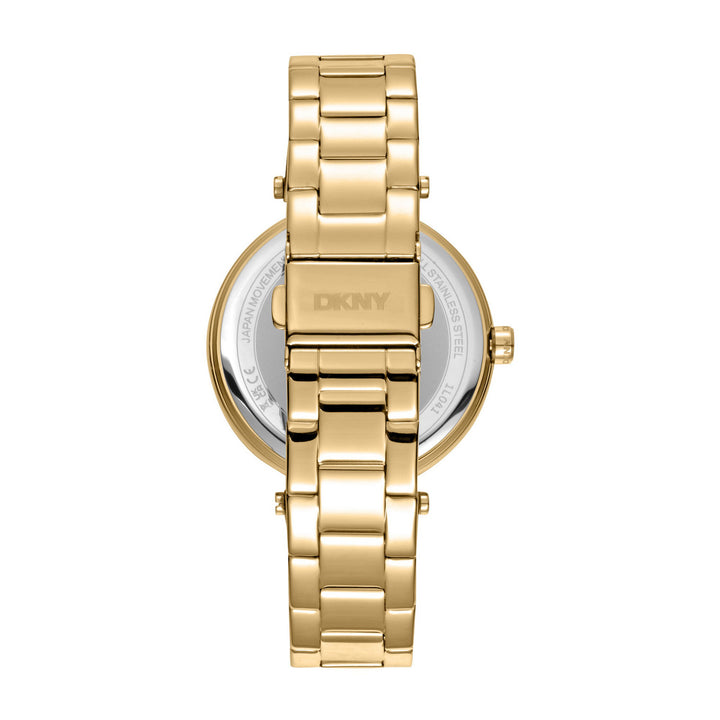 Essential Logo Quartz Silver Round Dial Women's Watch - DK1L041M0065