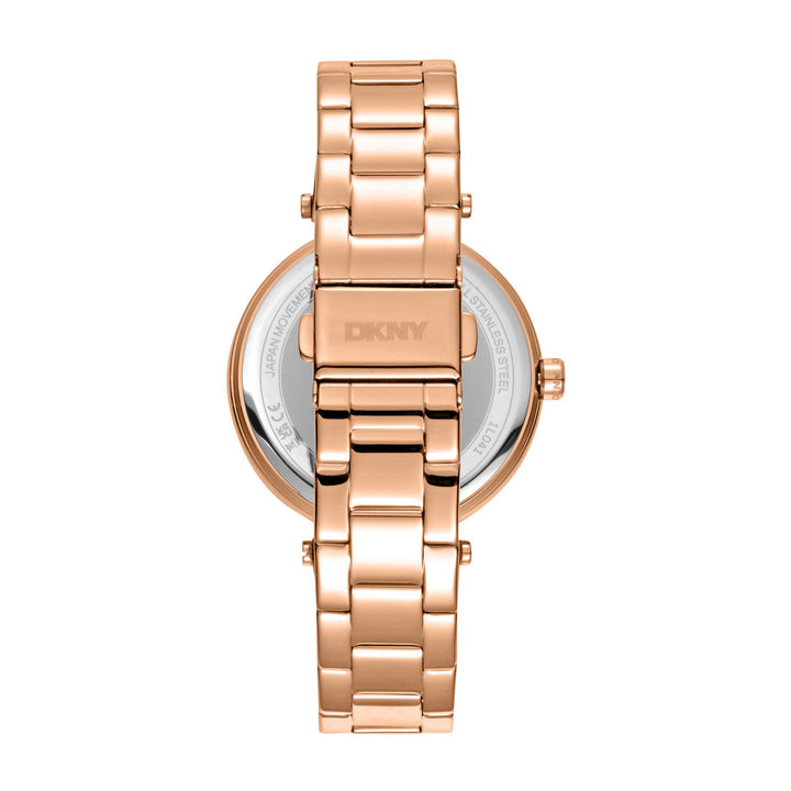 Essential Logo Quartz Silver Round Dial Women's Watch - DK1L041M0075