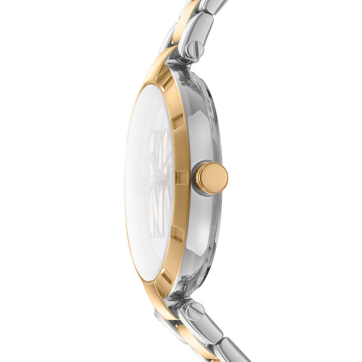 Essential Logo Quartz Green Round Dial Women's Watch - DK1L041M0085