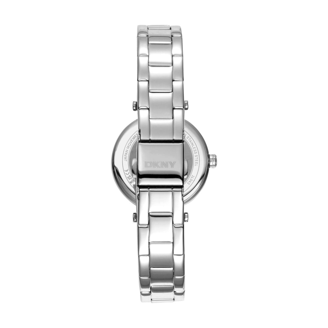 Essential Mini Quartz Silver Round Dial Women's Watch - DK1L043M0045