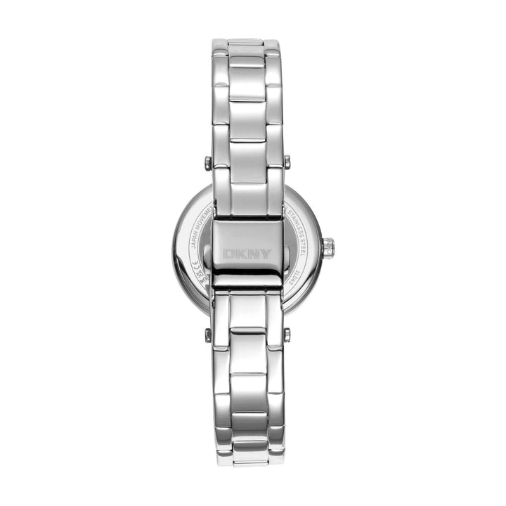 Essential Mini Quartz Silver Round Dial Women's Watch - DK1L043M0045