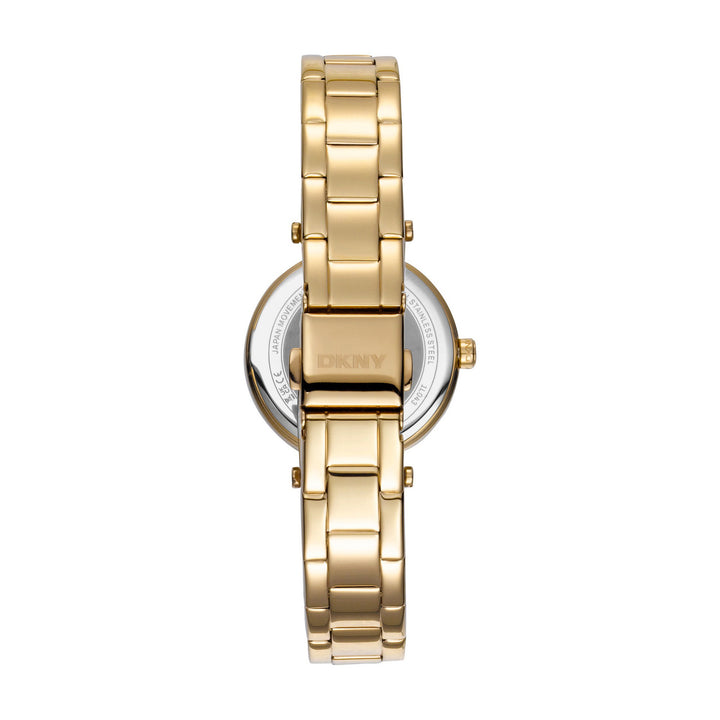 Essential Mini Quartz Silver Round Dial Women's Watch - DK1L043M0055