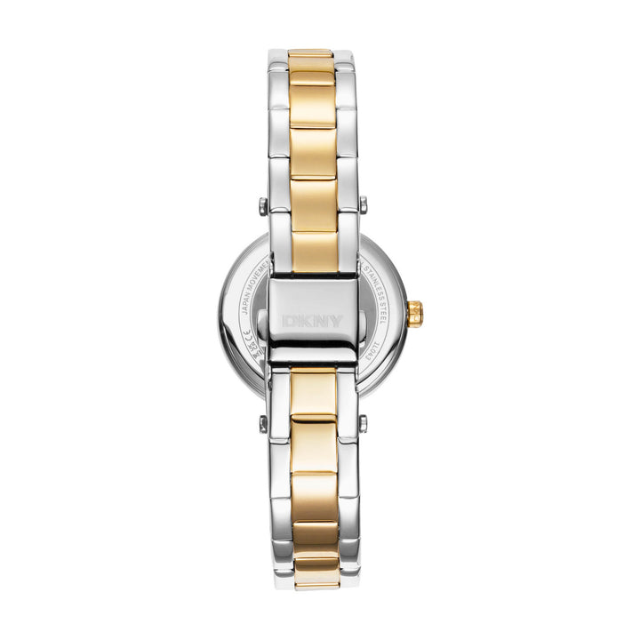 Essential Mini Quartz White Round Dial Women's Watch - DK1L043M0075