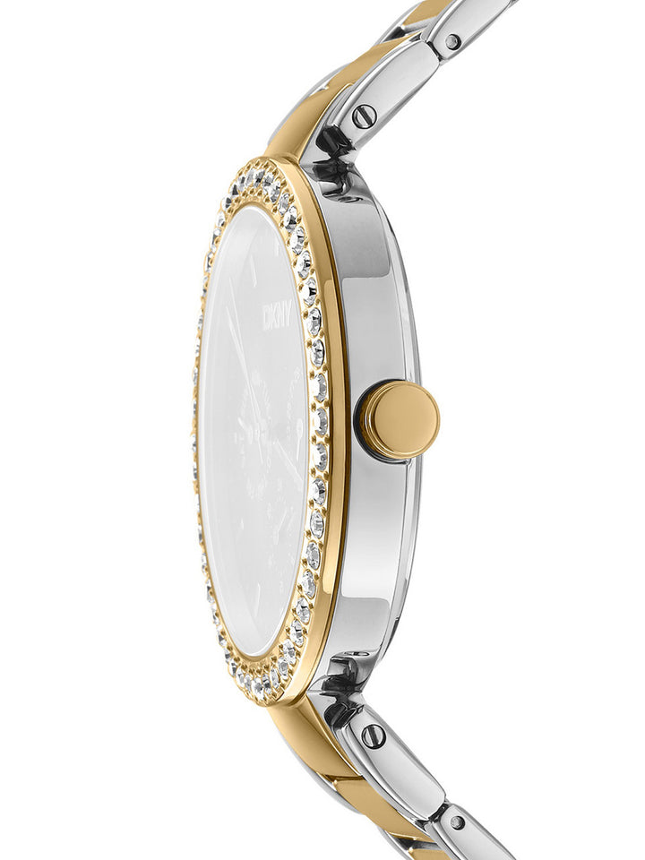 Downtown Glitz Multifunction Blue Round Dial Women's Watch - DK1L044M0085