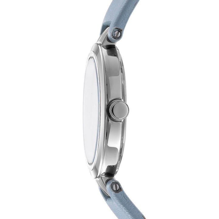 Downtown Midi Quartz Blue Round Dial Women's Watch - DK1L045L0015