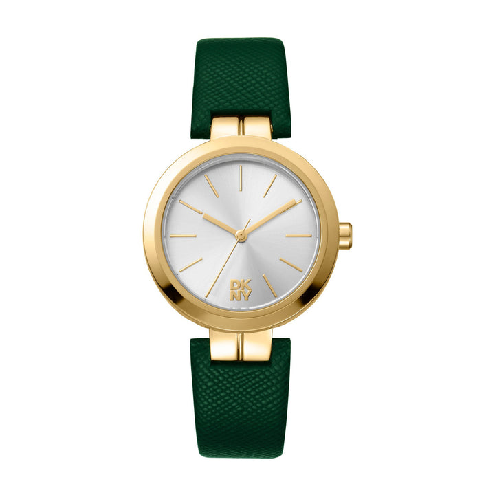 Downtown Midi Quartz Silver Round Dial Women's Watch - DK1L045L0025