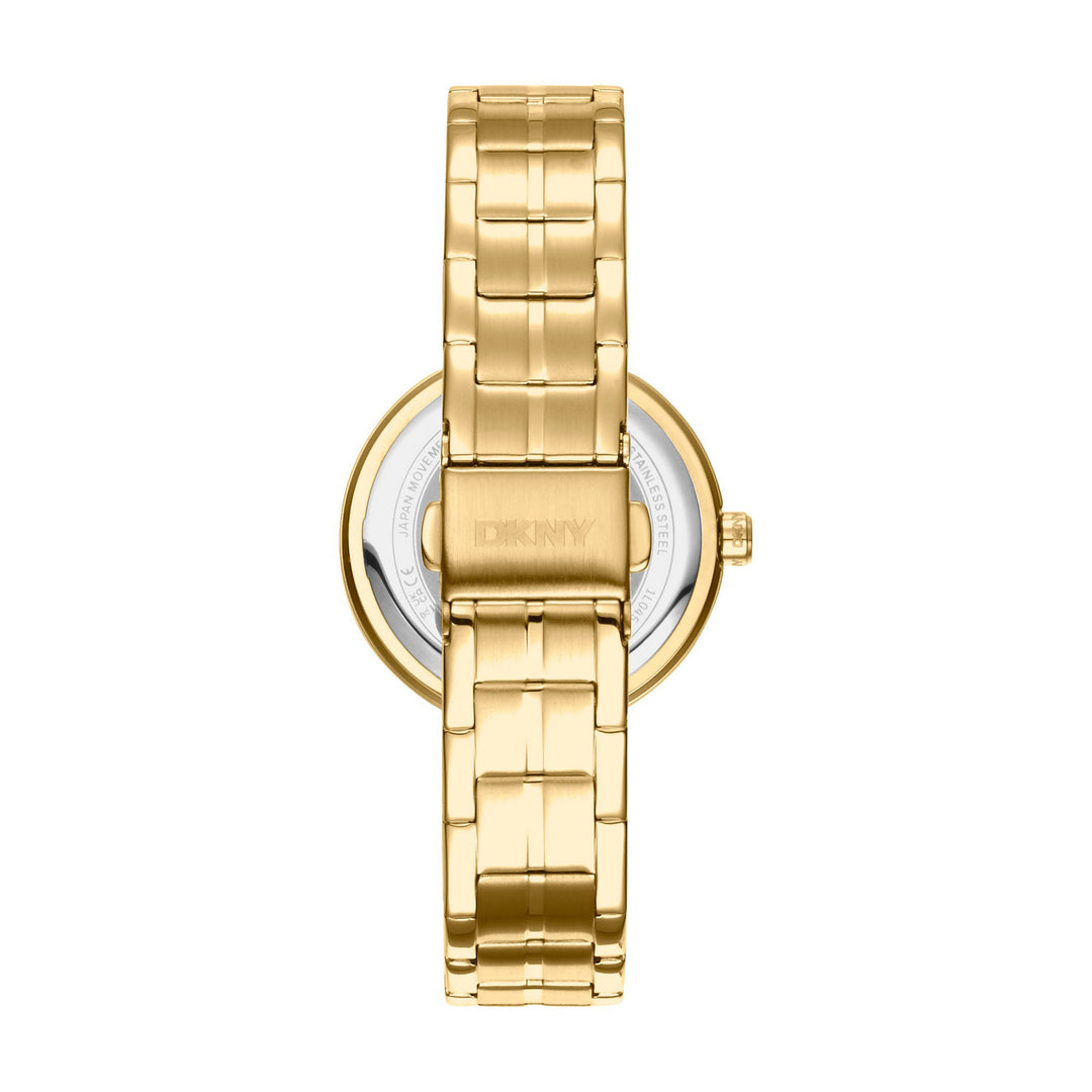 Downtown Midi Quartz Silver Round Dial Women's Watch - DK1L045M0055