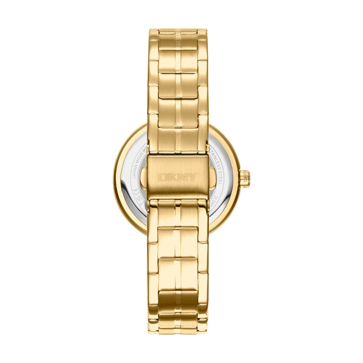 Downtown Midi Quartz Silver Round Dial Women's Watch - DK1L045M0055